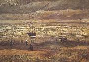 Vincent Van Gogh Beach at Scheveningen in Stormy Weather (nn04) painting